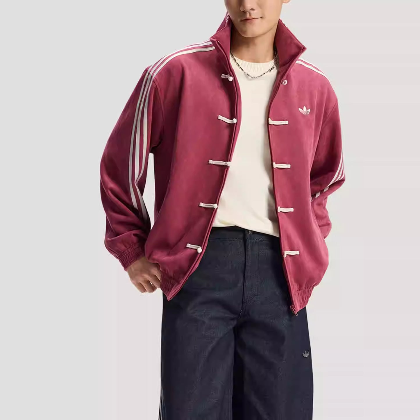 Men's and women's stand-up collar jackets