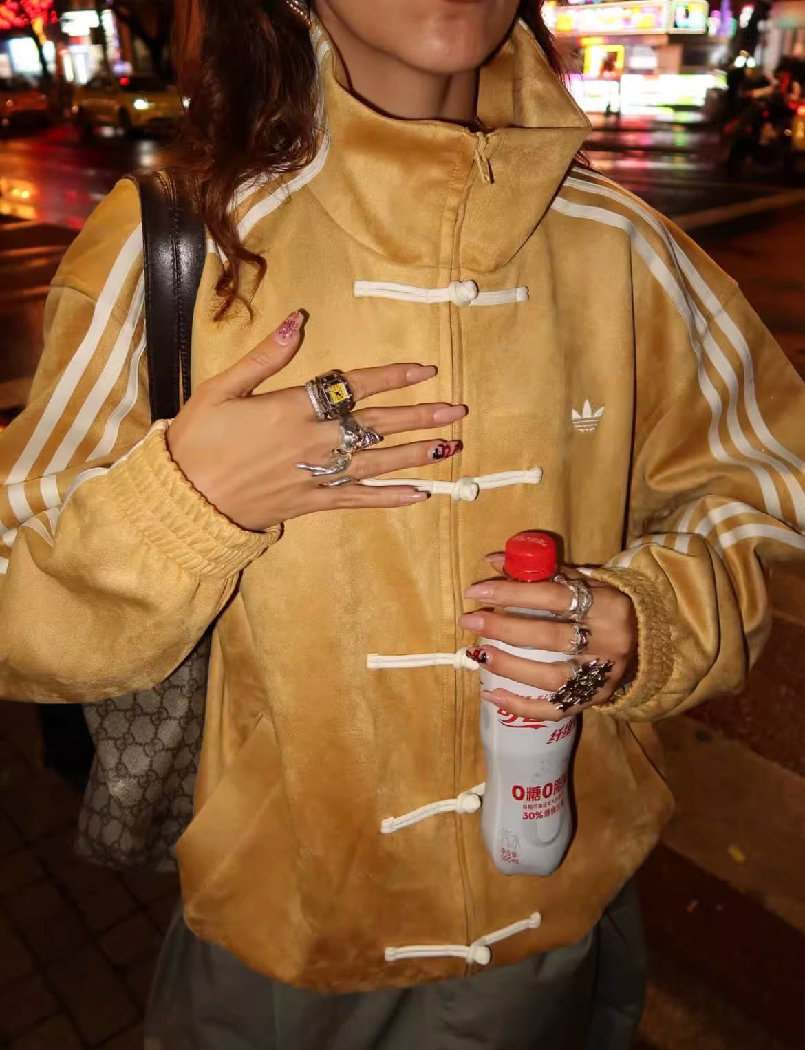 Men's and women's stand-up collar jackets