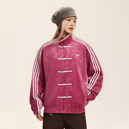 Men's and women's stand-up collar jackets