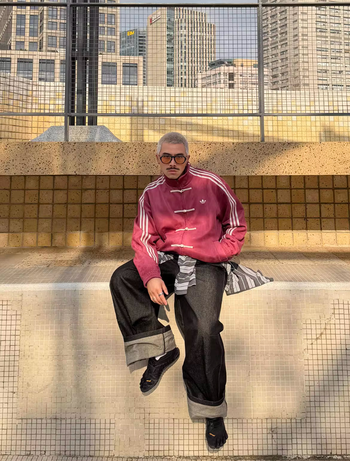 Men's and women's stand-up collar jackets