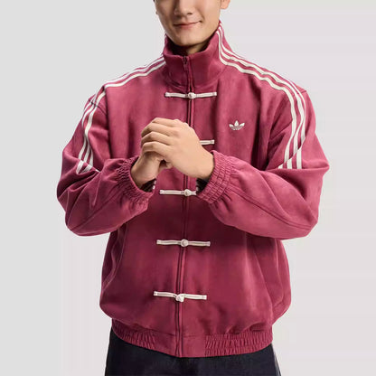 Men's and women's stand-up collar jackets